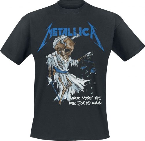 Metallica Tip Scales Tričko černá