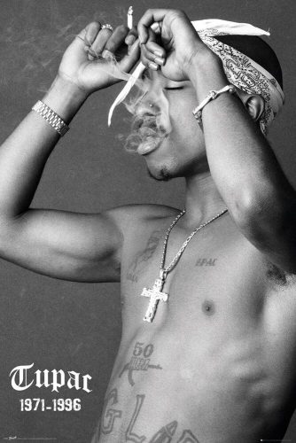Tupac Shakur Smoke plakát vícebarevný