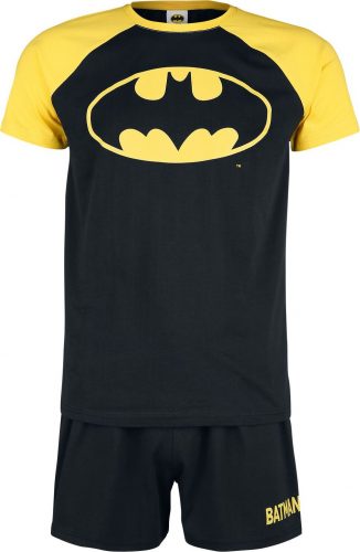 Batman Symbol pyžama cerná/žlutá