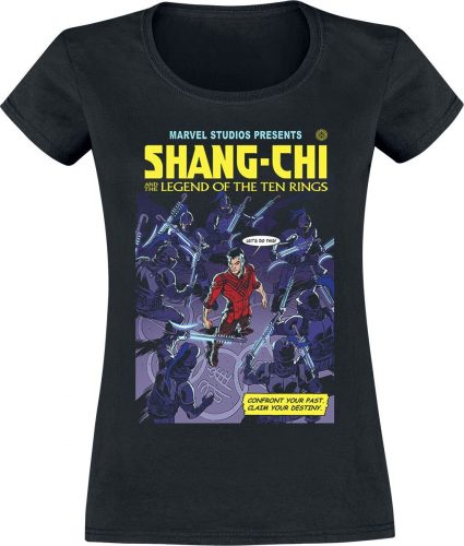 Shang-Chi and the Legend of the Ten Rings Comic Dámské tričko černá