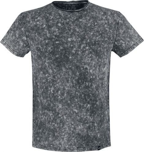 Black Premium by EMP Černé tričko s opraným efektem Tričko černá