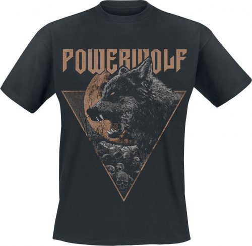 Powerwolf Fullmoon Tričko černá