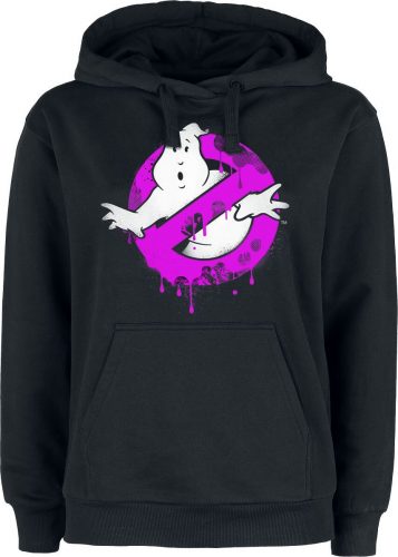 Ghostbusters Ghost Logo Dámská mikina s kapucí černá