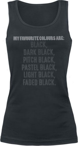 My Favourite Colours Dámský top černá