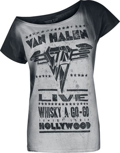 Van Halen Hollywood Dámské tričko cerná/bílá