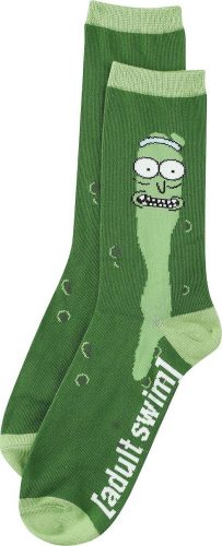 Rick And Morty Pickle Rick Ponožky černá