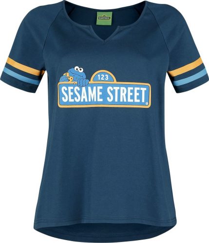 Sesame Street Cookie Dámské tričko modrá