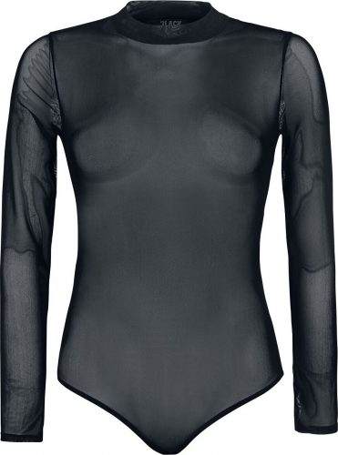 Black Premium by EMP Černé poloprůsvitné body Dámské spodní prádlo černá