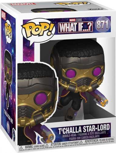 Marvel What If...? Vinylová figurka č. 871 - T'Challa Star-Lord Sberatelská postava standard