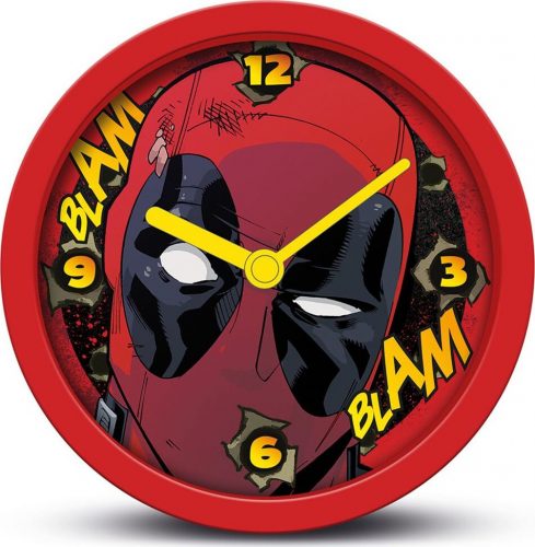 Deadpool Blam Blam - Desk Clock Hodiny standard