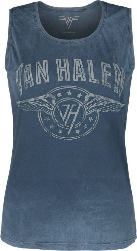 Van Halen Wings Logo Dámský top námořnická modrá