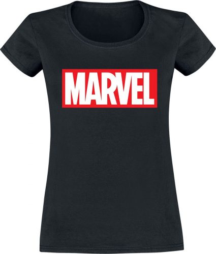 Marvel Logo Dámské tričko černá