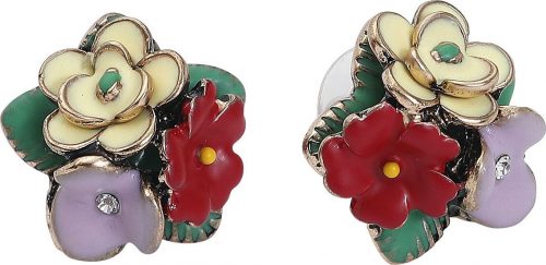 Lovett & Co. Small Flower Cluster Earrings sada náušnic vícebarevný