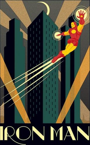 Iron Man Marvel Deco - Iron Man plakát vícebarevný