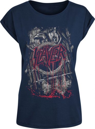 Slayer Dripping Eagle Dámské tričko námořnická modrá