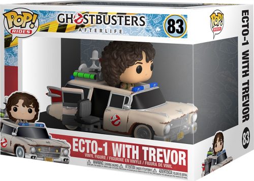Ghostbusters Vinylová figurka č. 83 Afterlife - Ecto-1 with Trevor (POP Rides) Sberatelská postava standard