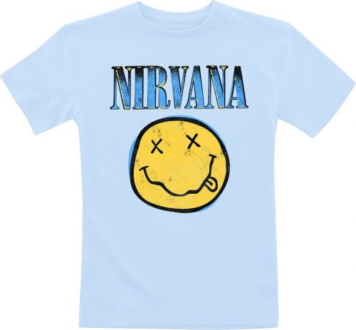 Nirvana Kids - Gradient detské tricko světle modrá