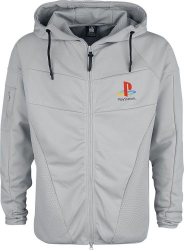 Playstation Console Mikina s kapucí na zip šedá