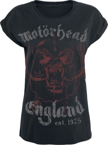 Motörhead England Dámské tričko černá