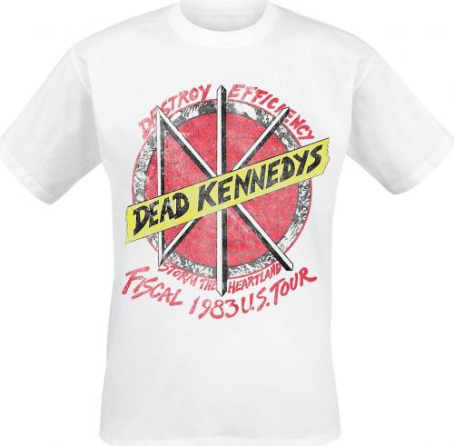 Dead Kennedy's Fiscal Tour 83 Tričko bílá