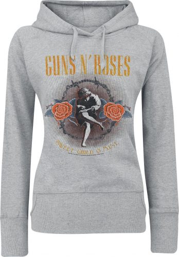 Guns N' Roses Sweet Child O'Mine Dámská mikina s kapucí šedá