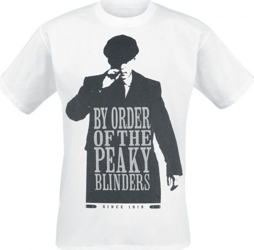 Peaky Blinders Tommy Order Tričko bílá