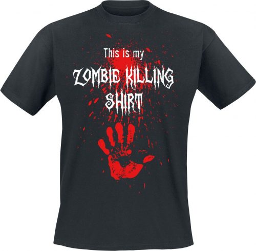 Sprüche This Is My Zombie Killing Shirt Tričko černá