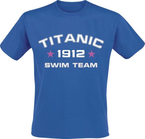Titanic Swim Team Tričko královská modrá