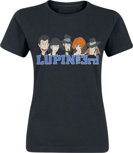 Lupin The 3rd Heads Dámské tričko černá
