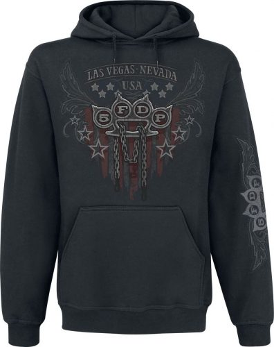 Five Finger Death Punch Eagle Color Mikina s kapucí černá