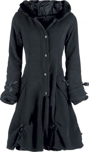 Poizen Industries Alice Coat Dámský kabát černá