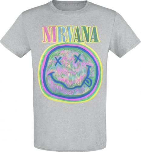 Nirvana Waves Tričko světle šedá