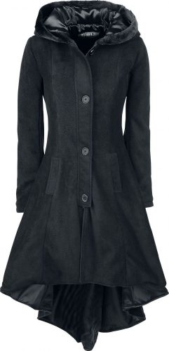 Poizen Industries Memorial Coat Dámský kabát černá