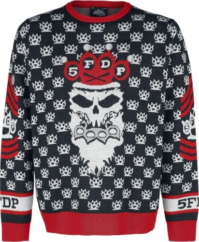 Five Finger Death Punch Holiday Sweater 2021 Pletený svetr vícebarevný