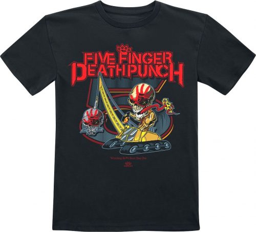 Five Finger Death Punch Kids - Wrecking Crew detské tricko černá