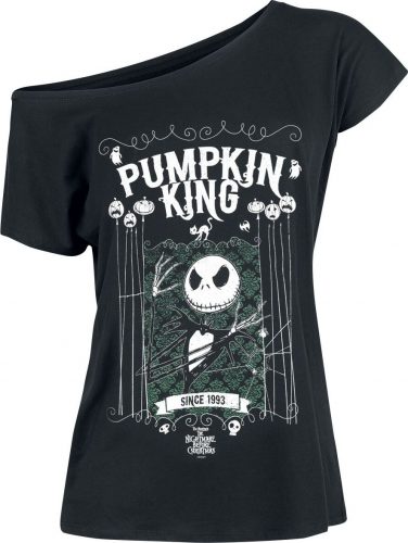 The Nightmare Before Christmas Jack Skellington - Pumpkin King Dámské tričko černá