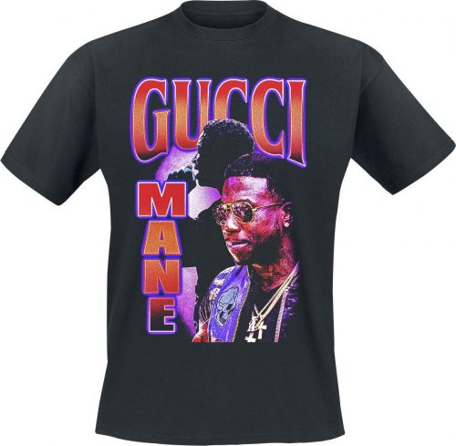 Gucci Mane Gucci Collage Tričko černá