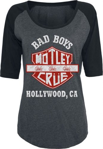Mötley Crüe Bad Boys Dámské tričko šedá/cerná