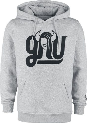 GNU Logo Mikina s kapucí prošedivelá