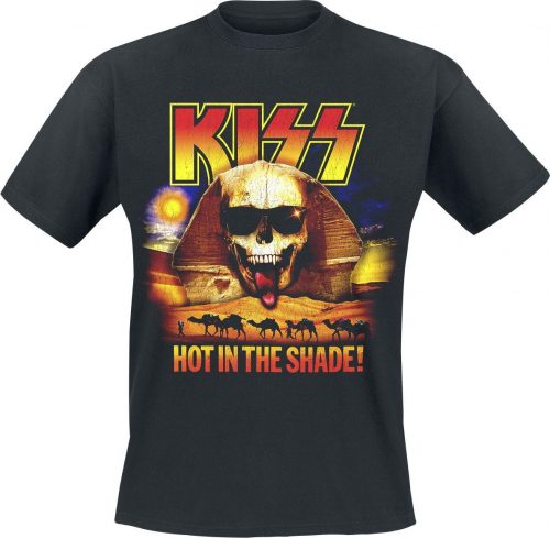 Kiss Hot In The Shade Tričko černá