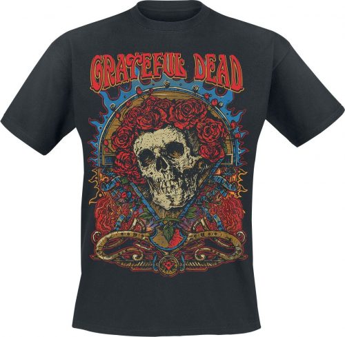 Grateful Dead Dead Rose Tričko černá