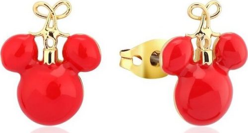 Mickey & Minnie Mouse Vianocná ozdoba sada náušnic zlatá