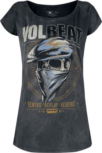 Volbeat Bandana Skull Dámské tričko šedá