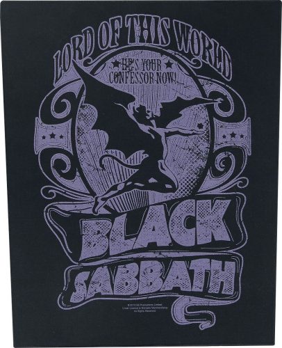 Black Sabbath Lord Of This World nášivka na záda standard