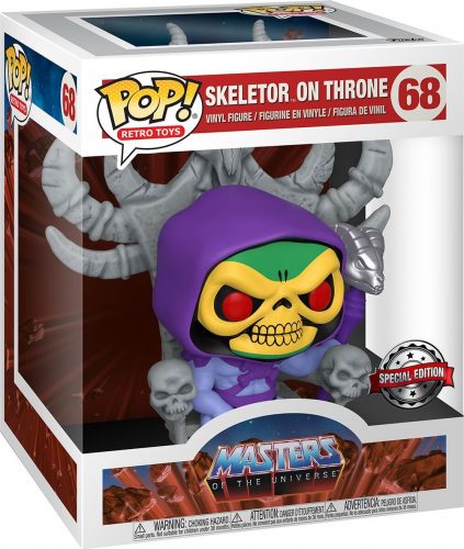 Masters Of The Universe Vinylová figurka č. 68 Skeletor on Throne (Pop Deluxe) Sberatelská postava standard