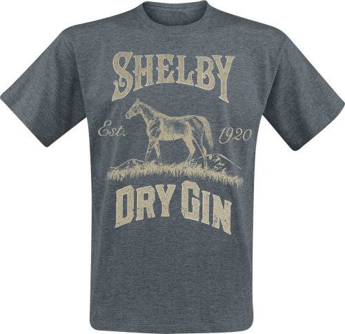 Peaky Blinders Shelby Dry Gin Tričko šedá