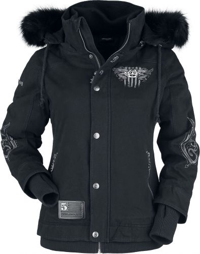 Five Finger Death Punch EMP Signature Collection Dámská zimní bunda černá