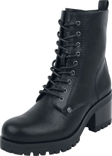 Black Premium by EMP Černé boty se šňůrkami boty černá