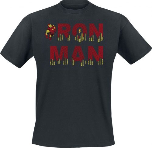 Iron Man Iron Man Tričko černá