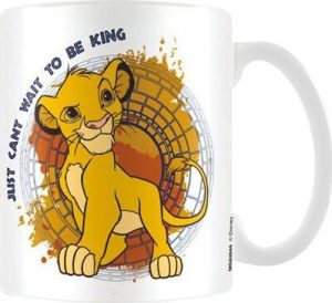 The Lion King King Hrnek bílá